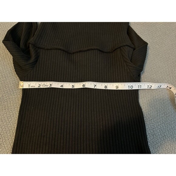 MADEWELL Women's Off Shoulder Black Long Sleeve Top SIZE‎ XXS NWT - Picture 7 of 7